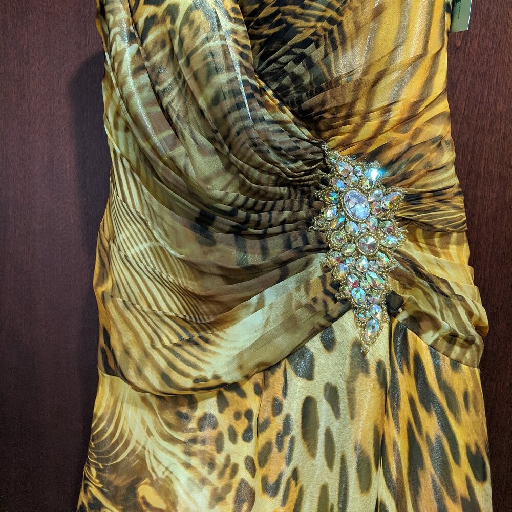 Jolie Prom 9549 Size 8 Leopard Prom Dress - Picture 4 of 8